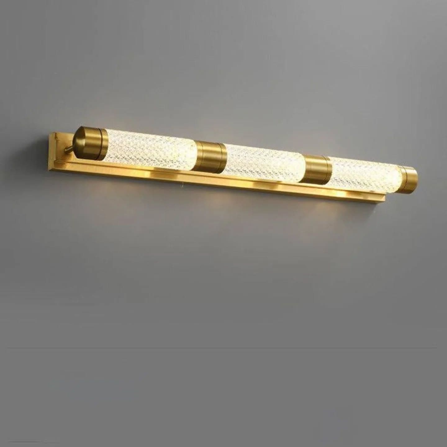 Luxury Gold Crystal and Brass Modern Wall Light