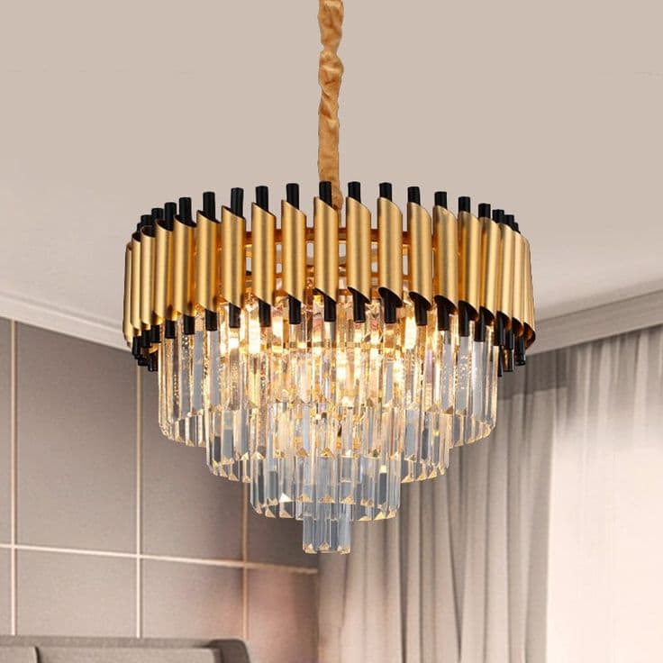 Luxury crystal chandelier light