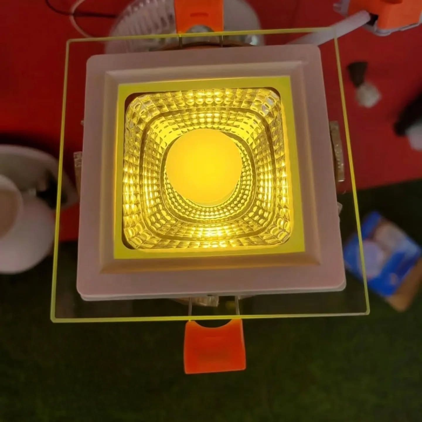 Modern White Square Recessed LED Downlighter