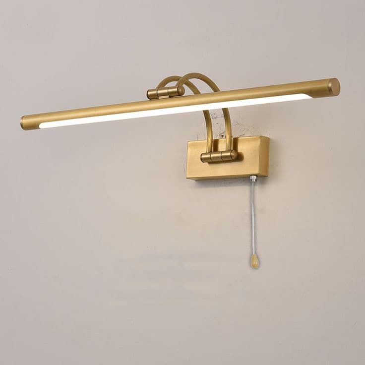Gold mirror light