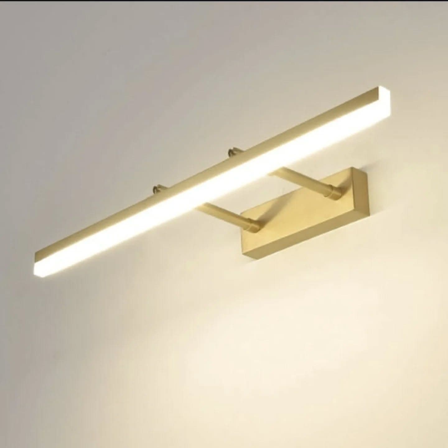 Modern Gold Linear LED Wall Light