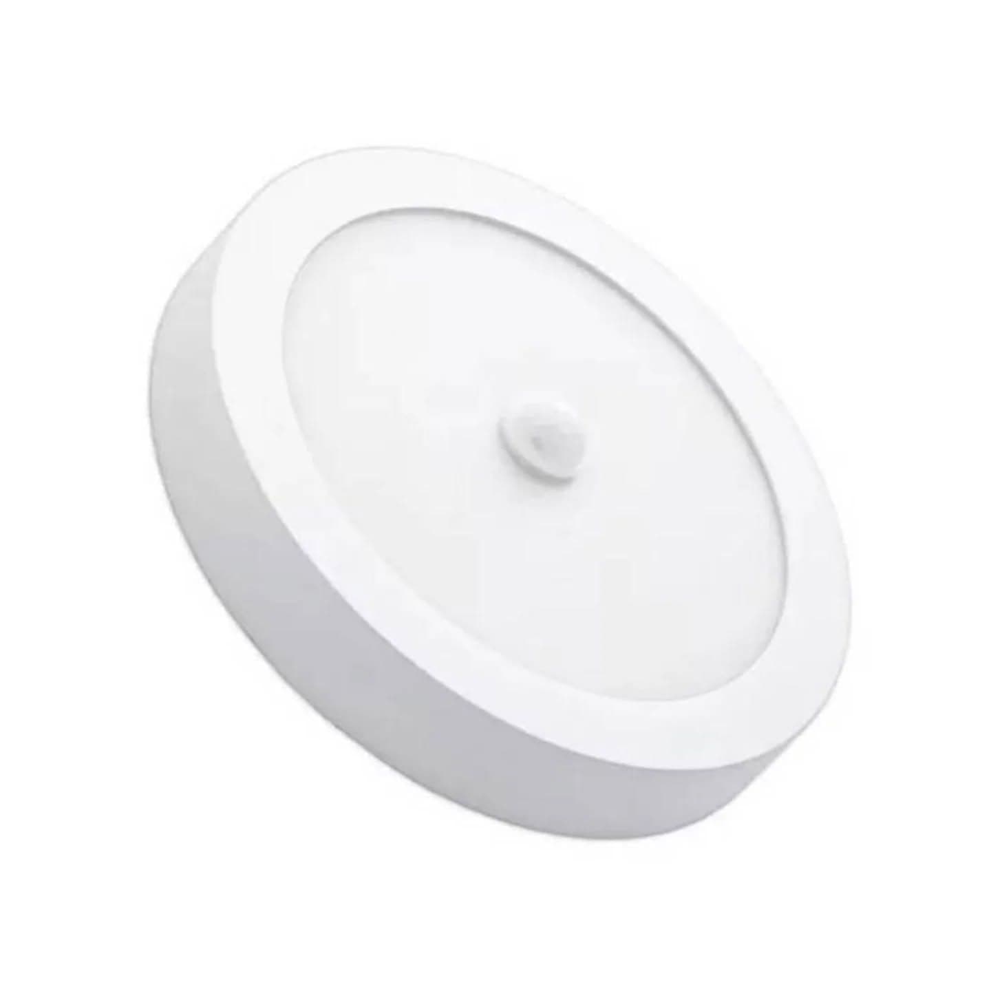 Minimalist White Motion Sensor LED Wall Light