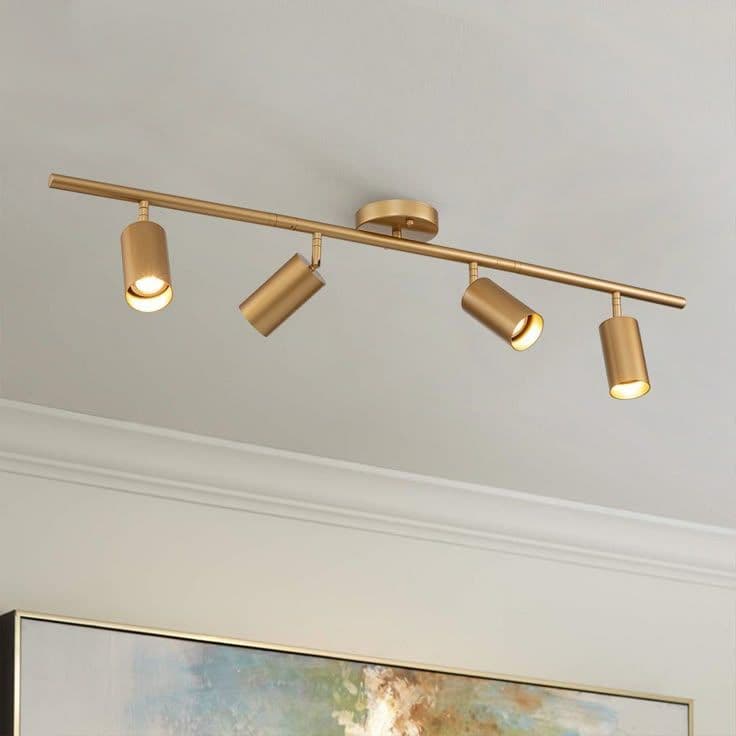 Modern Gold spotlights set