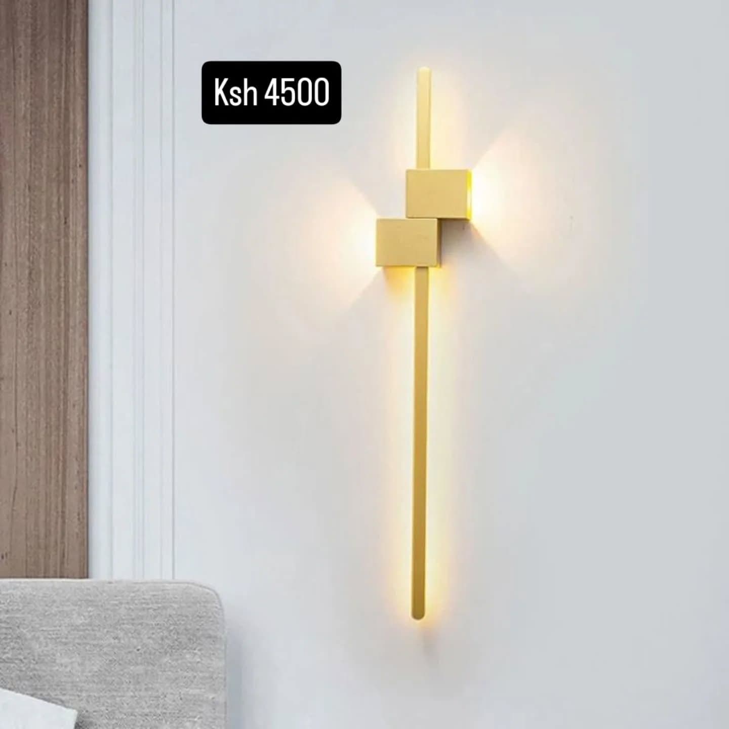Modern Gold Geometric LED Wall Light