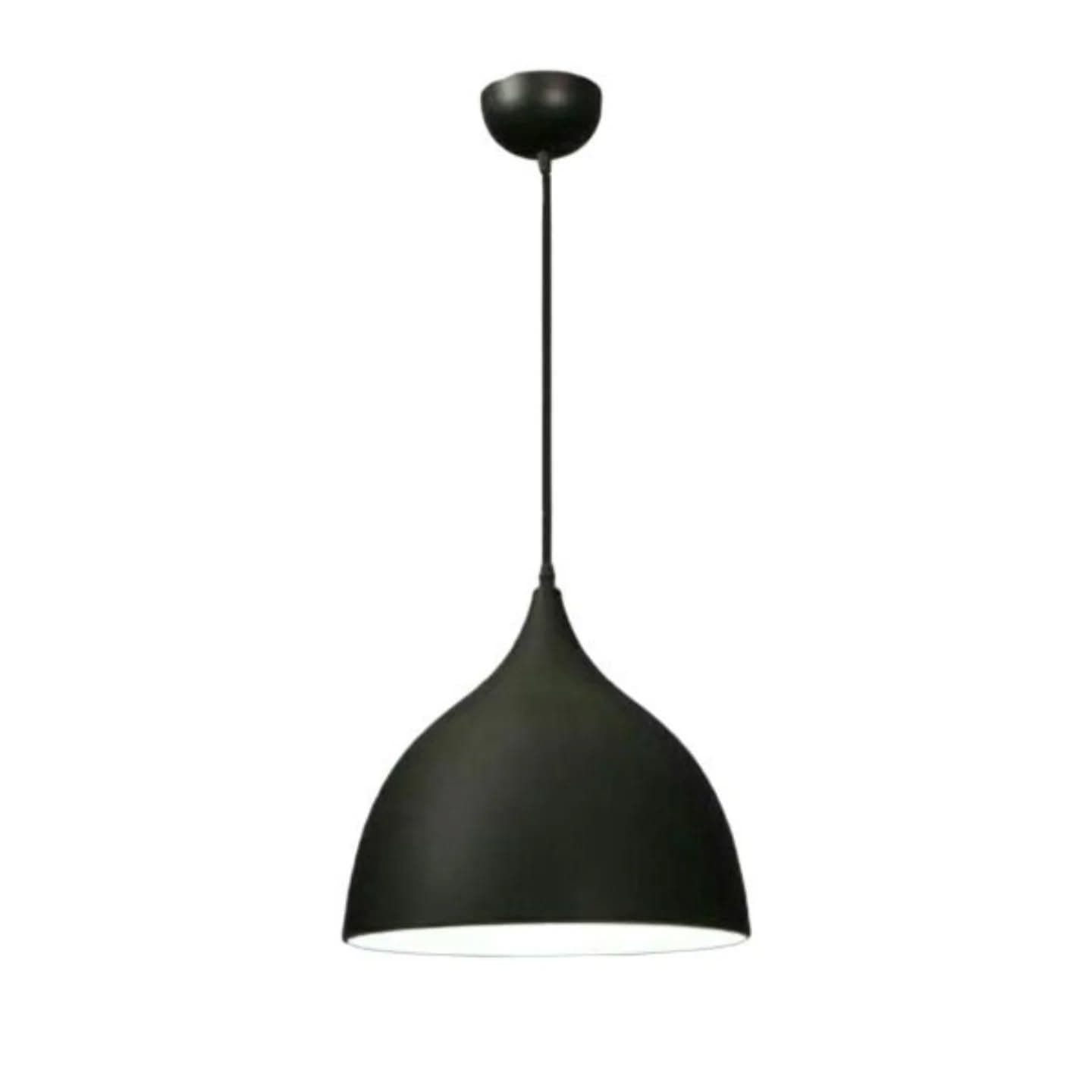 Modern Matte Black Metal Pendant Light