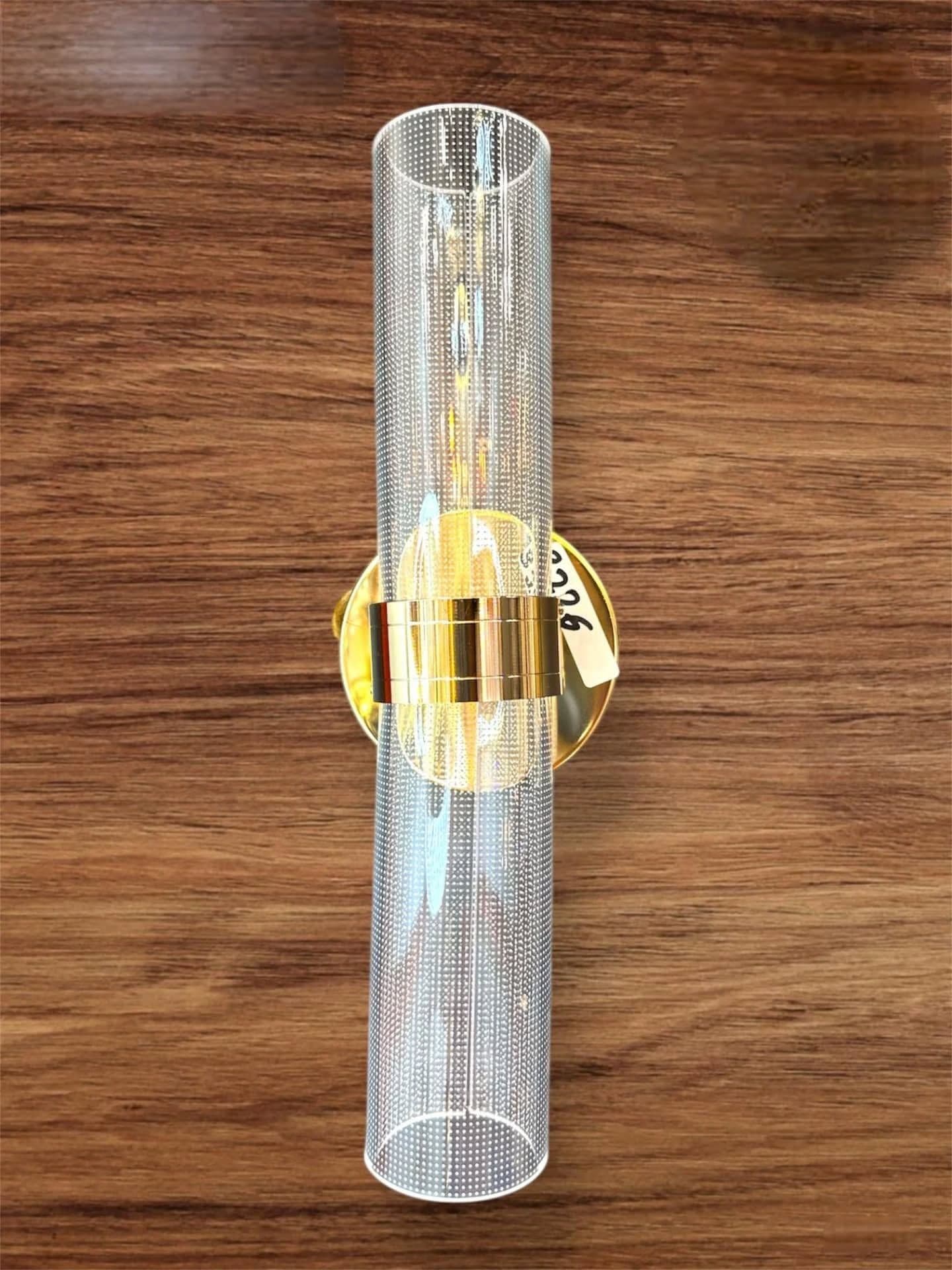 Modern Gold Dual Cylinder Wall Light