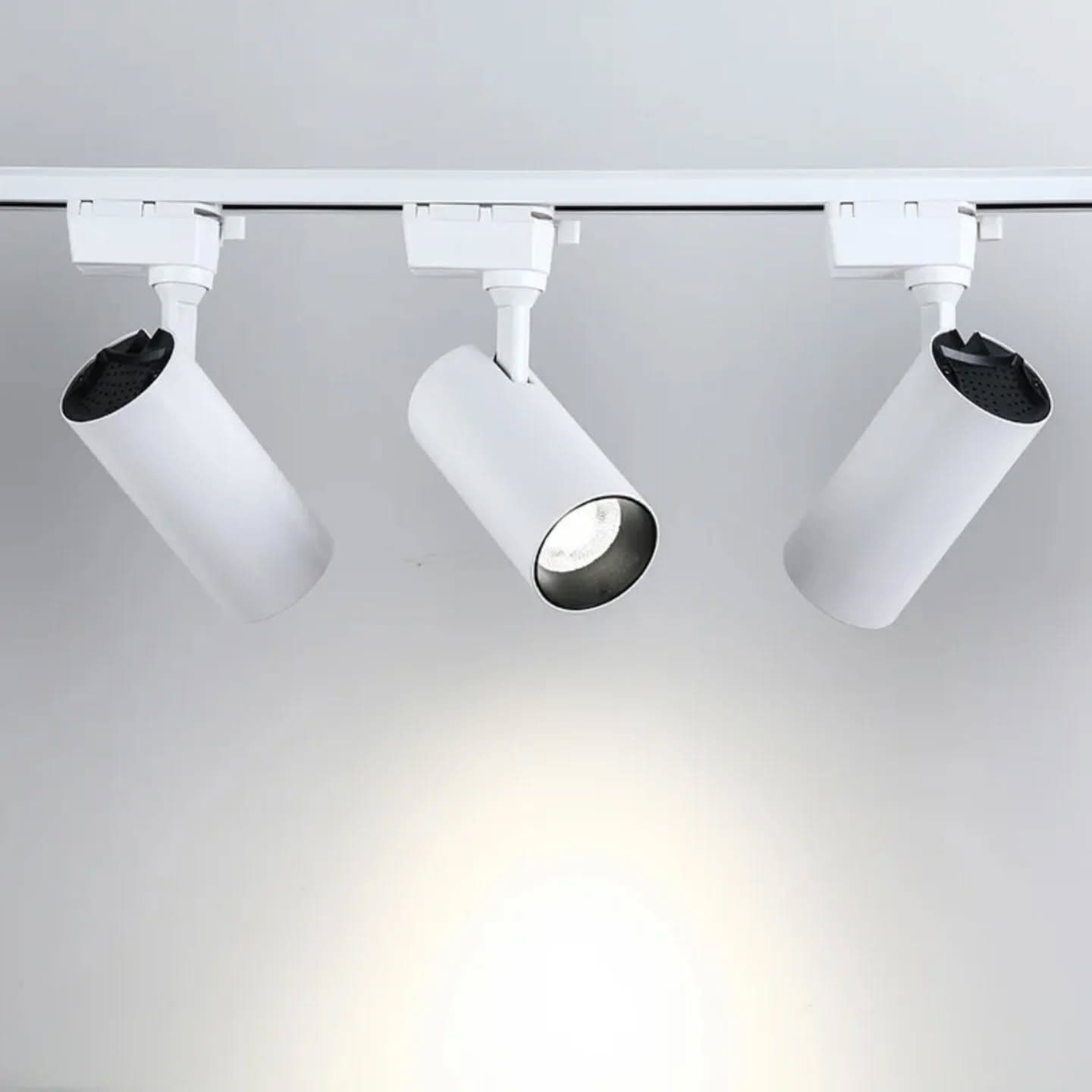Modern White Adjustable Track Spotlight
