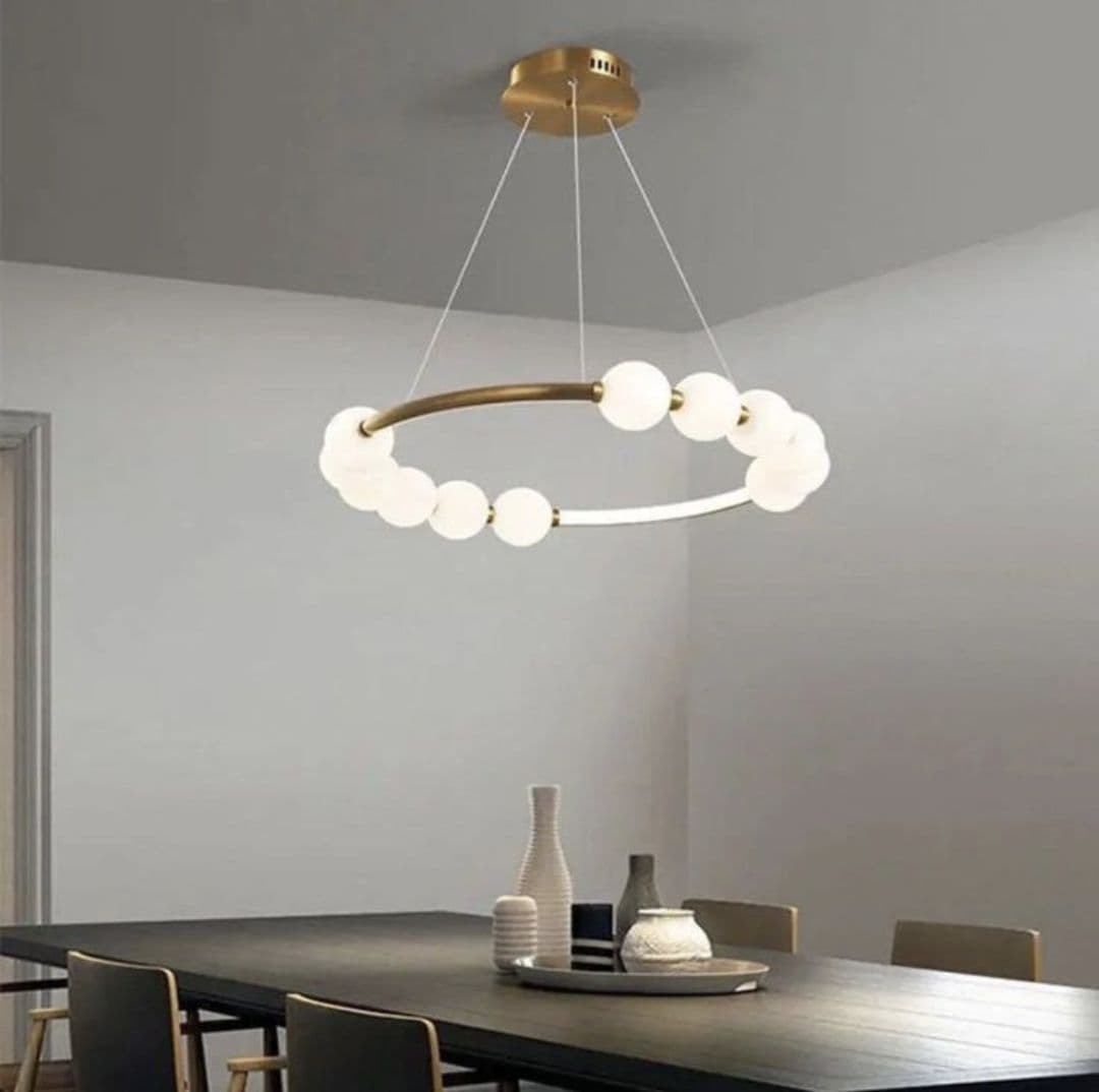 Round glass ball light