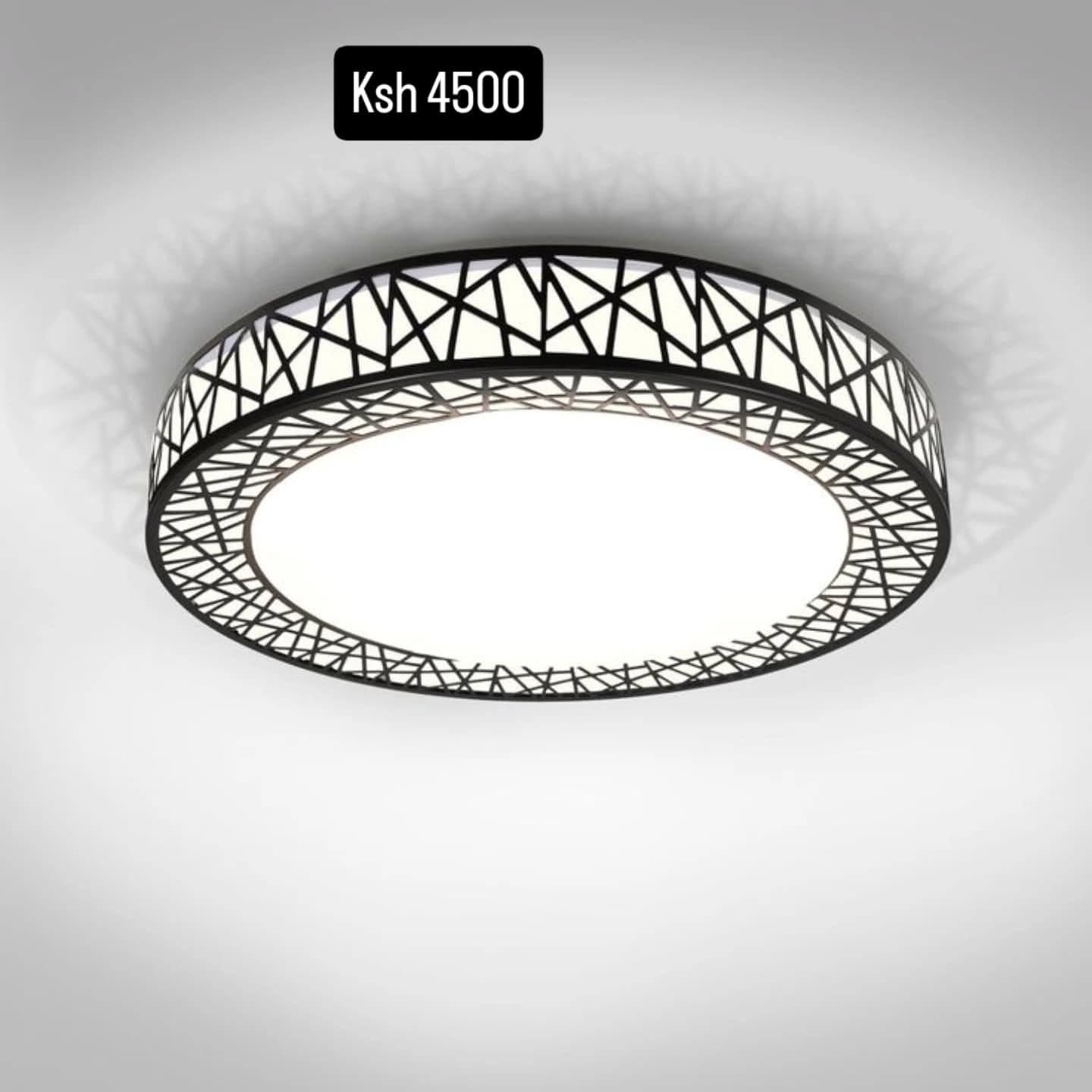 Modern Black and White Geometric LED Wall Light