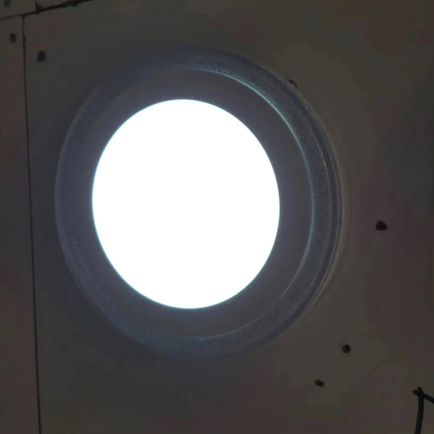 Minimalist White Recessed LED Downlighter with Frosted Glass