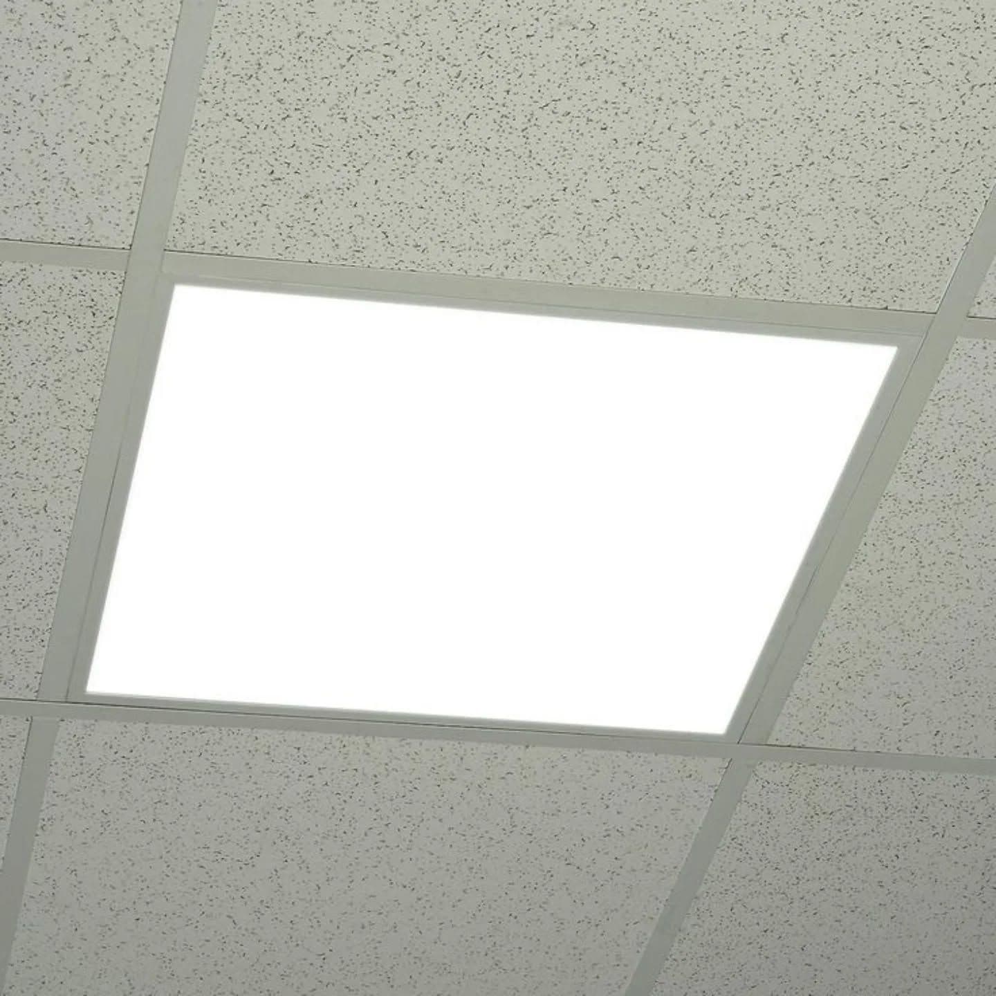 Sleek Recessed LED Panel Light - Energy-Efficient Ceiling Lighting