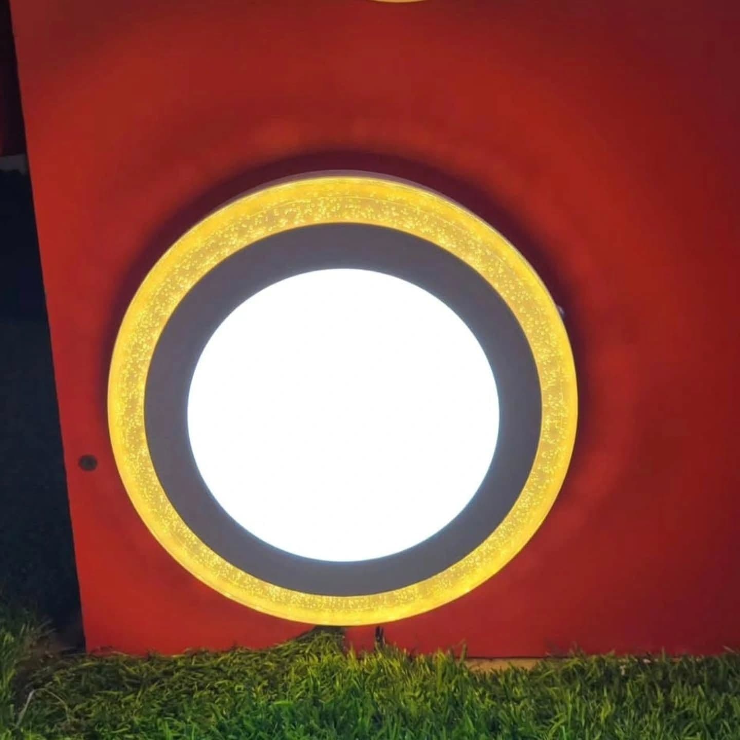 Modern Gold Flush Mount LED Wall Light with Bubble Effect