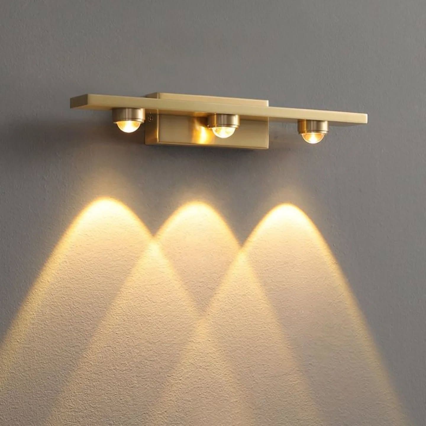 Modern Adjustable Gold Brass Wall Light