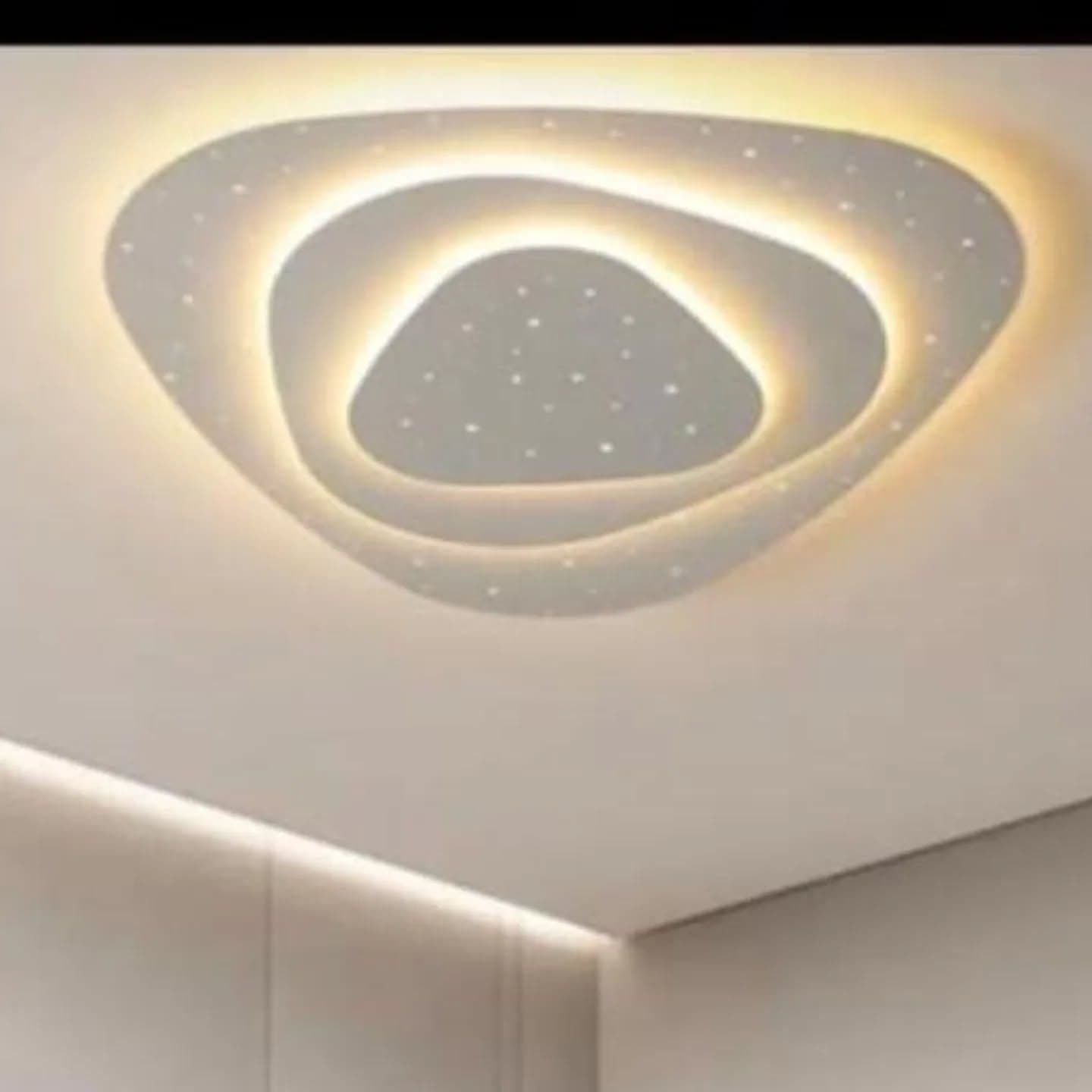 Modern Large Starry Sky LED Downlighter - White & Warm White