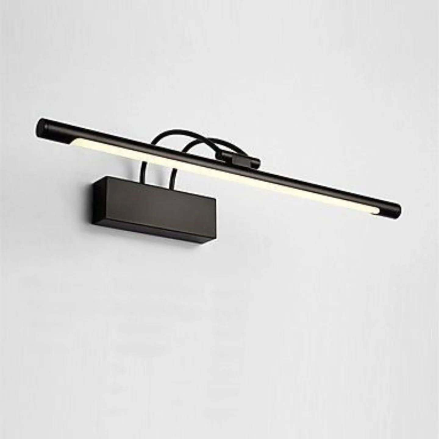 Modern Matte Black Linear LED Wall Light