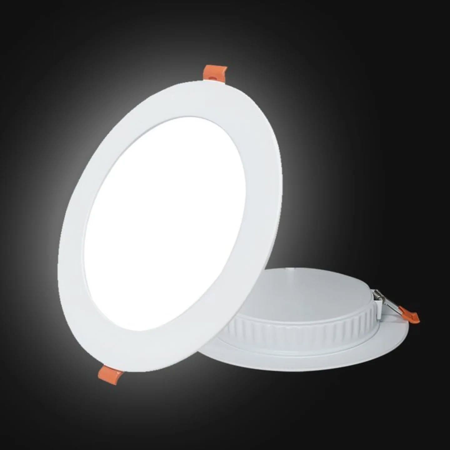 Modern White Recessed LED Downlighter - 6W