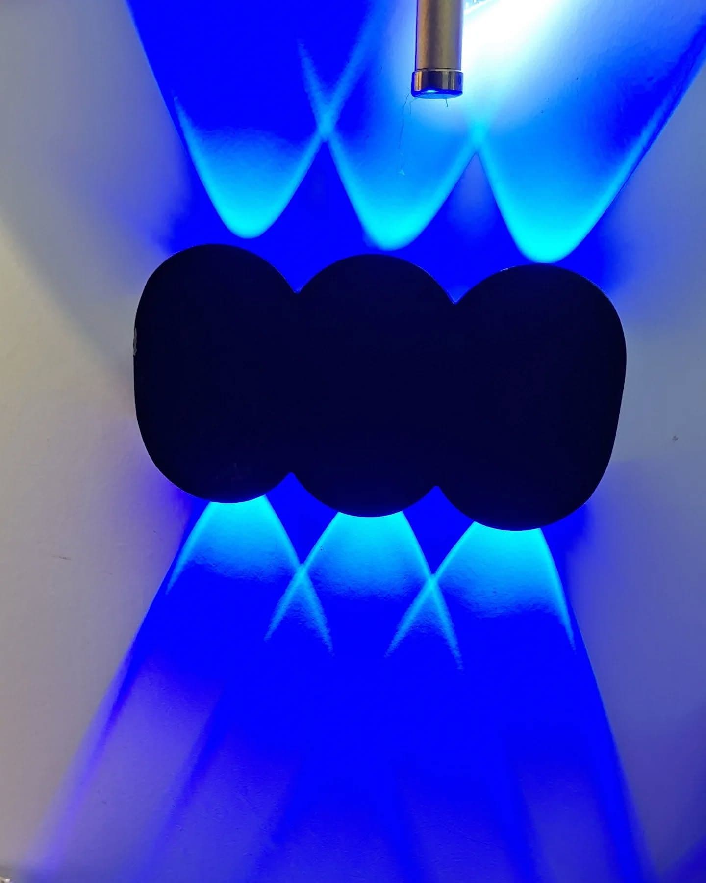 Modern Black Abstract Up & Down Wall Light